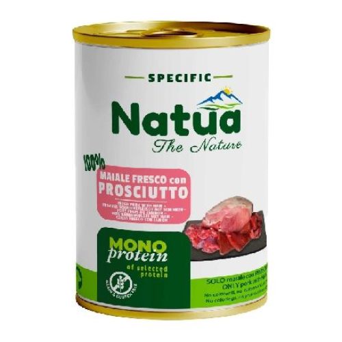 NATUA SPEC DOG PROSCIUTTO 400 GR <br/> Cibo Umido per Cani