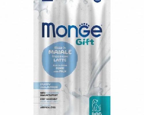 Monge Gift Sticks Cane Puppy Junior Maiale e Latte <br/> Snack e Premi per Cani