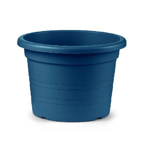 VASO CILINDRO CM 16 DEEP BLUE <br/> Vasi e Accessori in Plastica