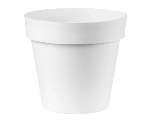 VASO CLEO CM 50 BIANCO <br/> Vasi e Accessori in Plastica