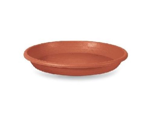 SOTTOVASO CILINDRO CM 25 TERRACOTTA <br/> Vasi e Accessori in Plastica