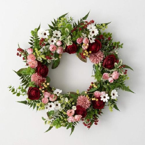 Stemma Gentilizio Entro Ghirlanda Circolare Di Fiori E Frutta In Terracotta Invetriata Nello Stile Della Bottega Dei Della Robbia