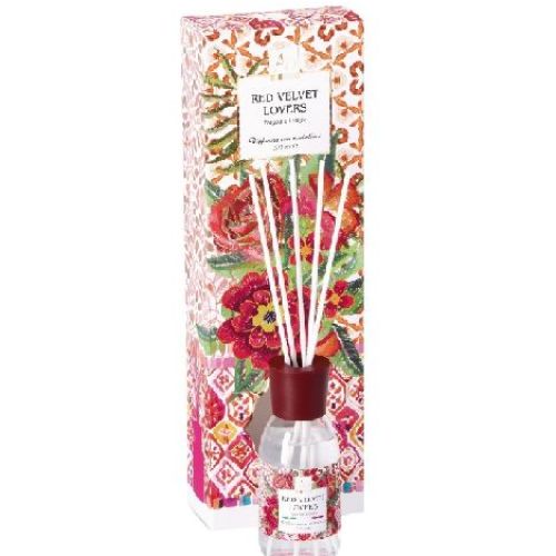 87609 Diffusore 125ml Red Velvet Love <br/> Candele e Profumi per Ambiente, Saponi