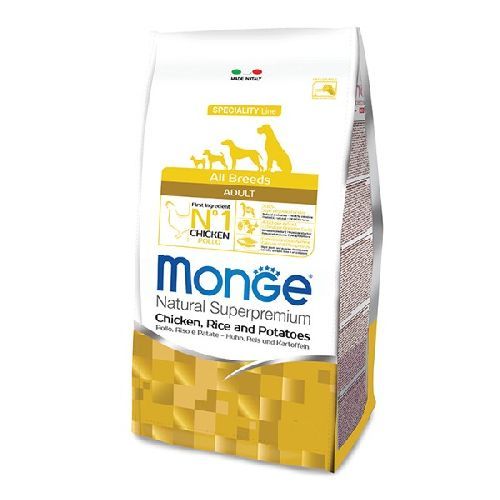 Monge All Breeds Adult Pollo 2,5 Kg <br/> Cibo Secco per Cani