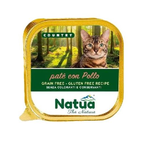 NATUA CAT COUNTRY POLLO 100 GR <br/> Cibo Umido per Gatti