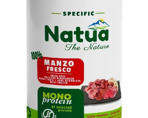 NATUA SPEC DOG MANZO 400 GR <br/> Cibo per Cani