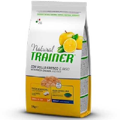 Natural Trainer Small&Toy Pollo e riso 2 kg <br/> Cibo Secco per Cani