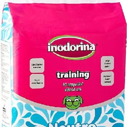 INODORINA TRAINING NEUTRO 10PZ 60X60CM <br/> Traversine e Salviette Cane