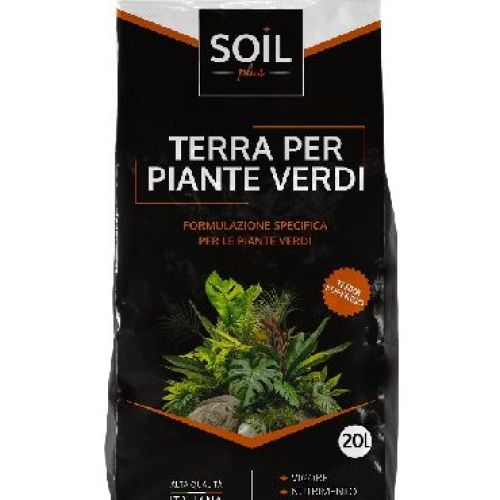 SOIL PLUS PIANTE VERDI LT 20 <br/> Terra e Torba