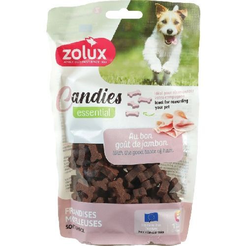 CANDIES MINI OSSA PROSCIUTTO 150 GR <br/> Snack e Premi per Cani