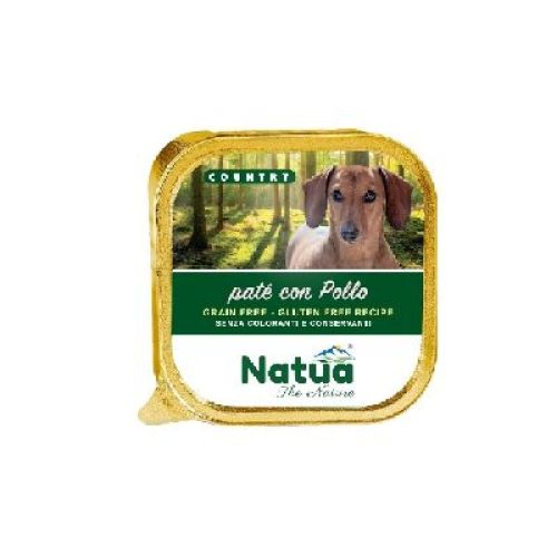 NATUA DOG COUNTRY POLLO 100 GR <br/> Cibo Umido per Cani