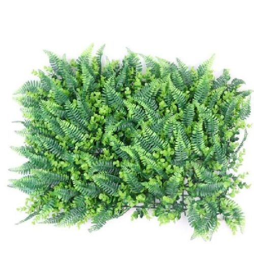 4086 boxwood boston fern mat 60x40cm <br/> Fiori Finti e Piante Finte