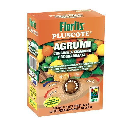 FLORTIS PLUSCOTE AGRUMI 500 G <br/> Concime per Piante da Esterno