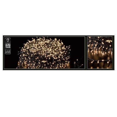 70475 180 minilucciole LED interno esterno 8,95mt bianco caldo <br/> Luci di Natale