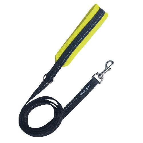 Guinzaglio Neon Mesh Giallo fluo 130 cm <br/> Guinzagli, Collari e Pettorine