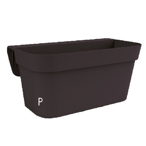 Arkè Balcony 40cm antracite <br/> Vasi e Accessori in Plastica