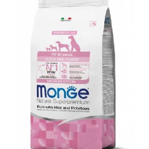 MONGE ALL BREEDS PUPPY/JUN MAIALE 2,5KG <br/> Cibo Secco per Cani