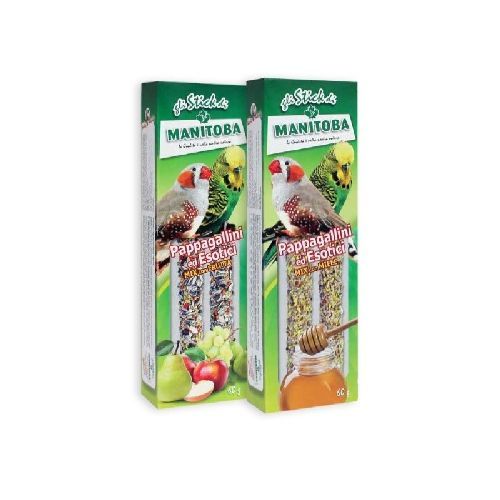 Stick Pappagallini + Esotici Mix Frutta e Miele <br/> Snack  Integratori Uccelli