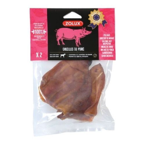 ORECCHIE DI MAIALE ZOLUX (2PZ) <br/> Snack e Premi per Cani