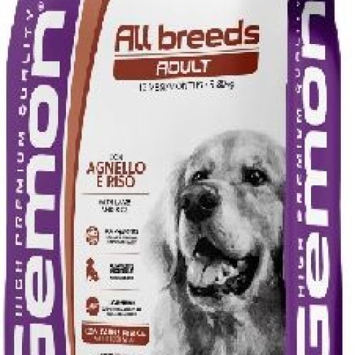 GEMON ALL BREEDS ADULT AGNELLO RISO 15KG <br/> Cibo Secco per Cani