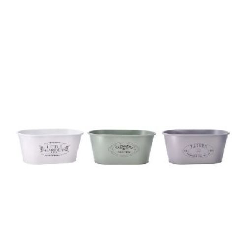 79559 fioriera ovale ferro 37x21x16 <br/> Vaso per Interni e decorazioni