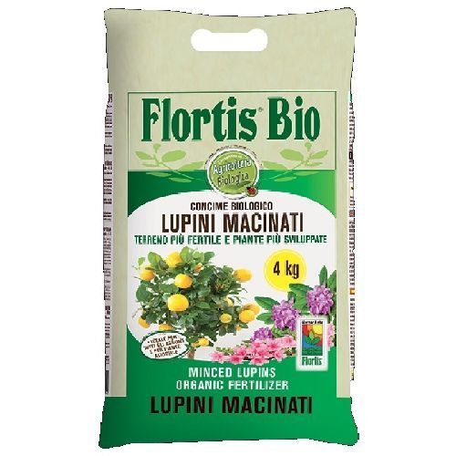 FLORTIS LUPINI MACINATI 4 KG <br/> Concime per Piante da Esterno