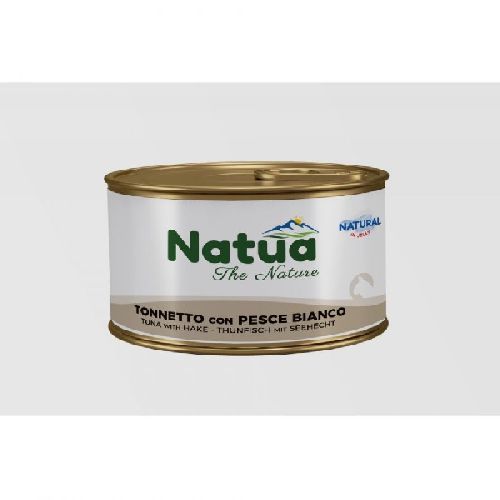 NATUA JELLY CAT TONNETTO CON PESCE BIANCO 85 GR <br/> Cibo Umido per Gatti