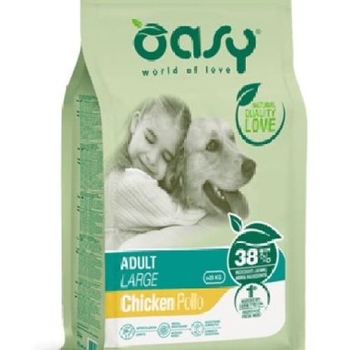 OASY DRY DOG ADULT LARGE POLLO 12 KG <br/> Cibo Secco per Cani
