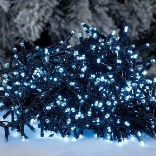 105362 180 MINILUC LED EST C BIANCO M9 FREDDO <br/> Luci di Natale