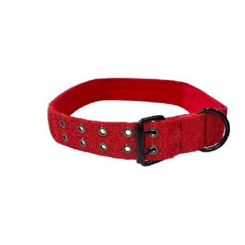 COLLARE NYLON TAGLIA XL COLLO CM. 53-60 ROSSO <br/> Guinzagli, Collari e Pettorine
