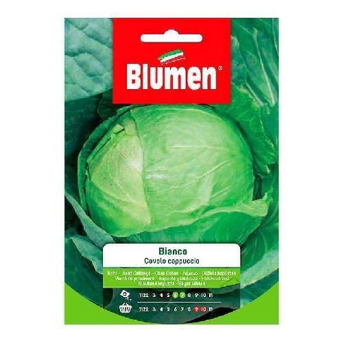 BLUMEN BUSTA SEMI CAVOLO CAPPUCCIO BIANCO <br/> Semi da Orto