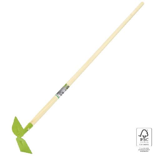 Zappetta quadra e cuore con manico in legno <br/> Attrezzi Manuali per il Giardinaggio