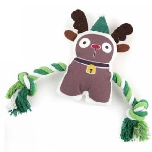 GIOCO RENNA IN CORDA 13CM <br/> Giochi per Cani