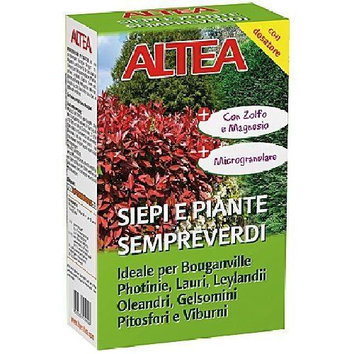 ALTEA SIEPI E PIANTE SEMPREVERDI 1 KG <br/> Concime per Piante da Esterno