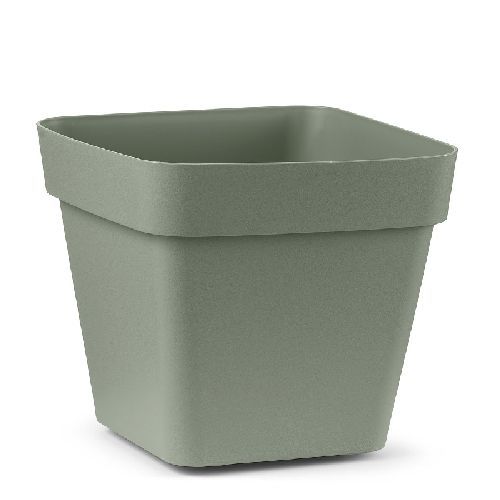 VASO QUADRO CLEO CM 28 TERRA LAGUNA <br/> Vasi e Accessori in Plastica