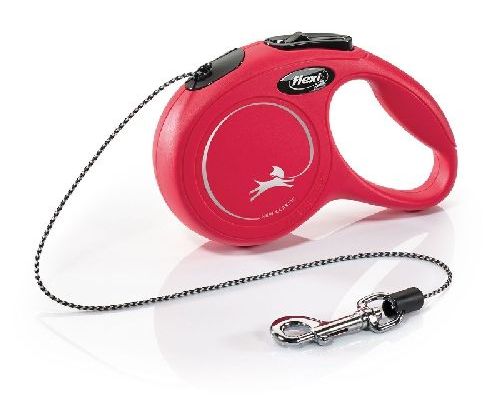 Guinzaglio Flexi New Classic Cord M 5m ROSSO <br/> Guinzagli, Collari e Pettorine