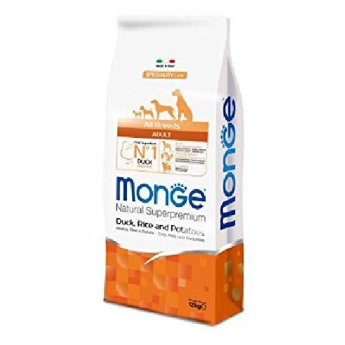 Monge All Breeds Adult Anatra 12 Kg <br/> Cibo Secco per Cani