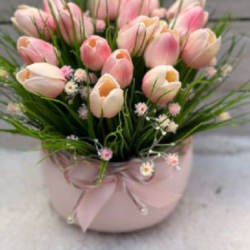 COMPOSIZIONE PER NASCITA <br/> Bouquet per Nascita e composizioni