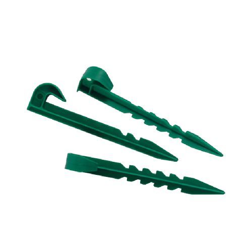 PICCHETTI FISSATELO IN PLASTICA (10 PEZZI) <br/> Telo Antigrandine, Telo Antigelo e Pali per Orto