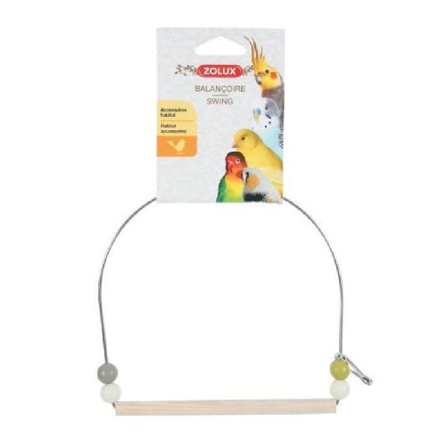Altalena con arco in ferro 155x195 mm <br/> Gabbie Uccelli e Accessori