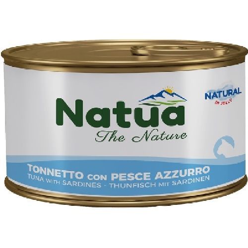 NATUA JELLY CAT TONNETTO CON PESCE AZZURRO 85 GR <br/> Cibo Umido per Gatti