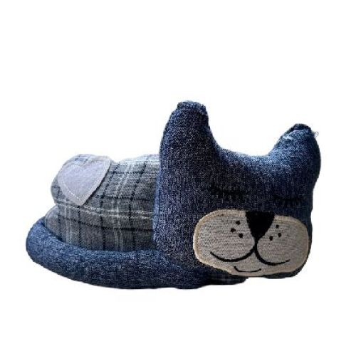 FERMAPORTA GATTO CHE DORME BLU <br/> Mobili e Complementi d'arredo