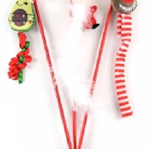 TRIS NATALIZIO DI GIOCHI PER GATTO 30CM <br/> Giochi per Gatti