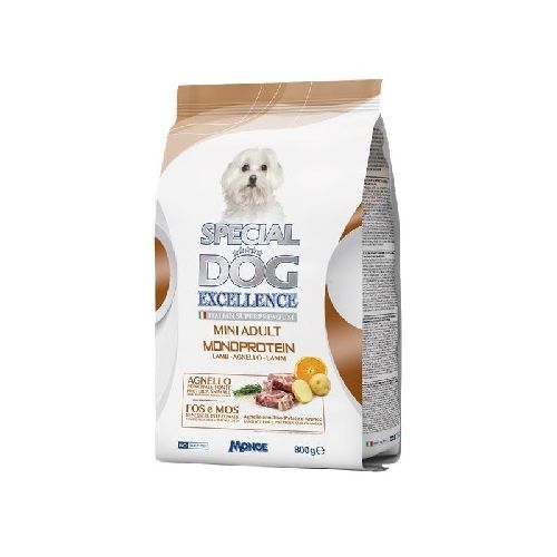 SPECIAL DOG EXC MINI ADULT MONO AGNELLO 800 GR <br/> Cibo Secco per Cani