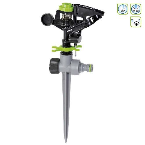 Irrigatore pulsante a 360° o a settore (in plastica) <br/> Irrigazione Giardino e Accessori Giardinaggio