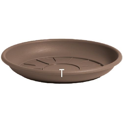 Sottovaso Domus cm 35 tortora <br/> Vasi e Accessori in Plastica