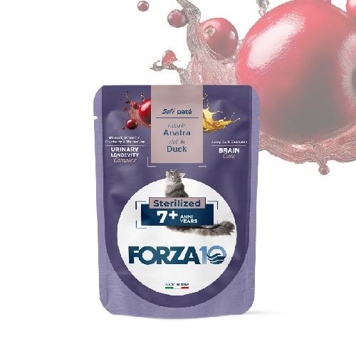 Forza 10 BotaniCat Sterilized 7+ anni Anatra 80 gr <br/> Cibo Umido per Gatti
