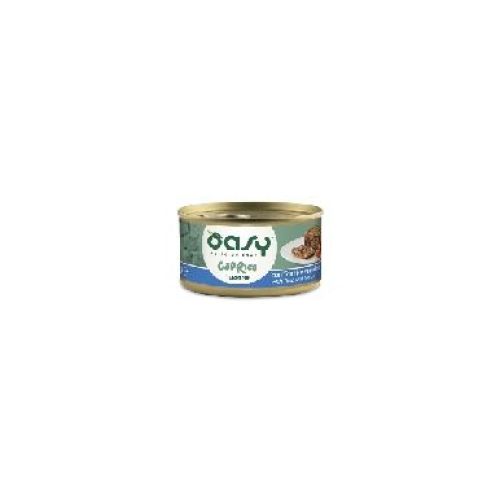 OASY WET CAT CAPRICE TERRINA TONNO POMODORI LATTINA 85 GR <br/> Cibo Umido per Gatti