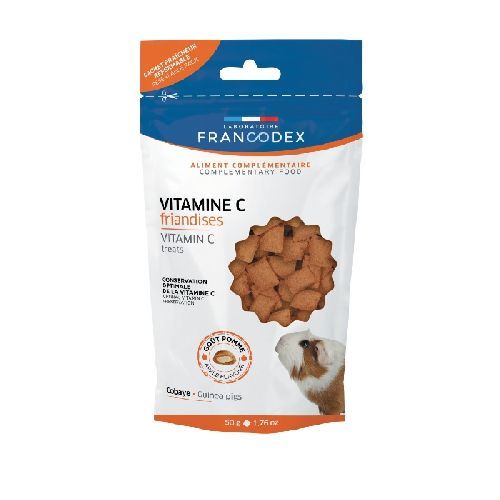SNACK VITAMINA C CAVIA 50 GR <br/> Cibo e Lettiere Roditori
