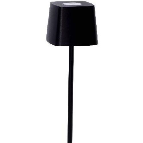112546 LAMP TOUCH RIC KRYS NERA 11X11XH37 <br/> Mobili e Complementi d'arredo